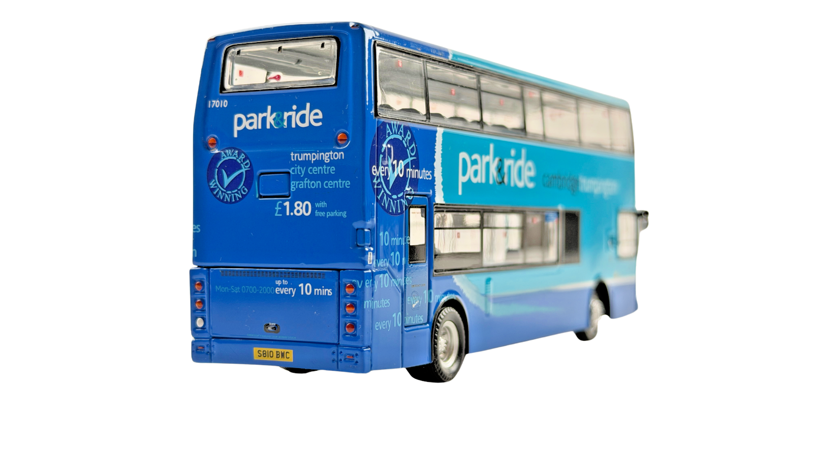 CMNL UKBUS 1015 1/76 SCALE - DENNIS TRIDENT CAMBRIDGE PARK & RIDE BUS UNBOXED