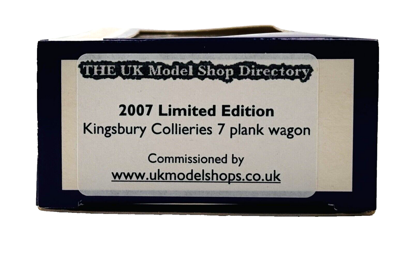 DAPOL 00 GAUGE - KINGSBURY COLLIERIES OF TAMWORTH WAGON 699 (LIMITED EDITION)