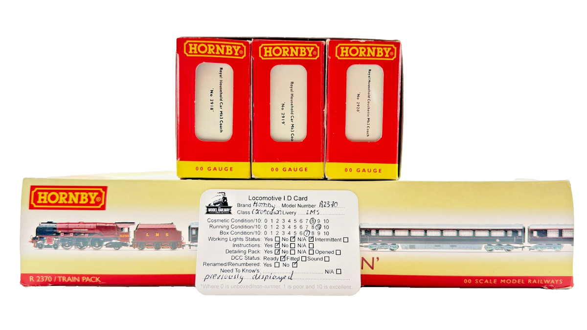 HORNBY OO GAUGE - R2370/R4197 - THE ROYAL TRAIN & ADDITIONAL COACH PACK