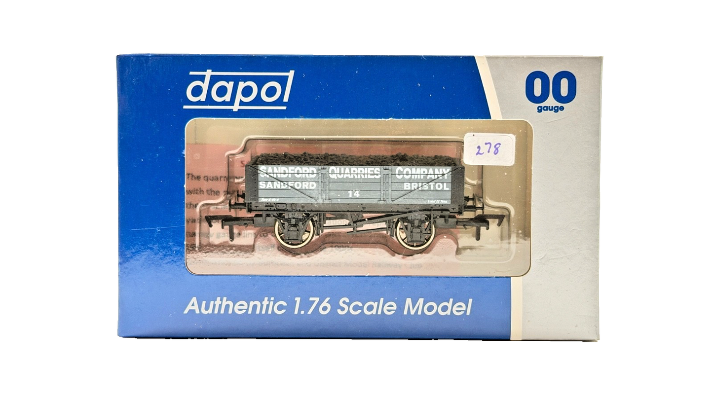 DAPOL 00 GAUGE - SANDFORD QUARRIES COMPANY BRISTOL WAGON NO.14 (LIMITED EDITION)