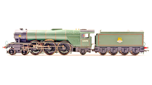 HORNBY 00 GAUGE - LOCO DRIVE BR 4-6-2 CLASS A3 60091 CAPTAIN CUTTLE RENAMED UB