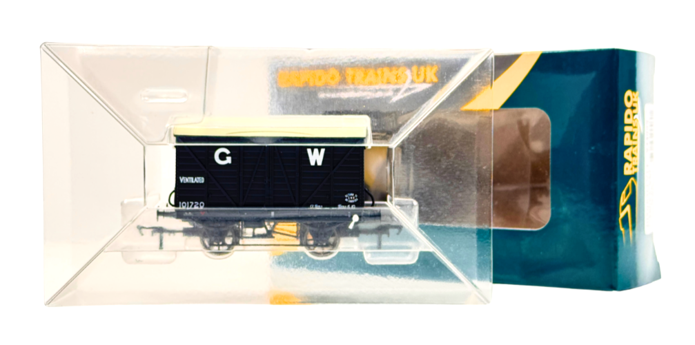 RAPIDO 00 GAUGE - 944005 - DIAGRAM V14 MINK A VAN GWR GREY 101720 - BOXED