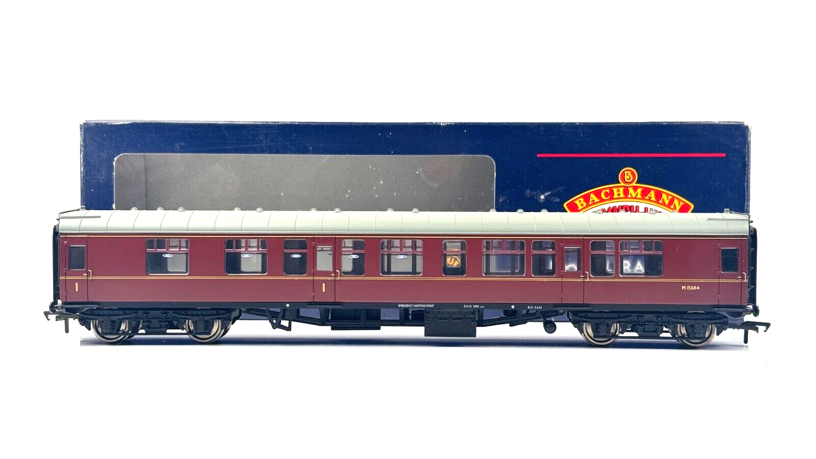 BACHMANN 00 GAUGE - 39-126B - BR MK1 COMPOSITE CK COACH MAROON BOXED