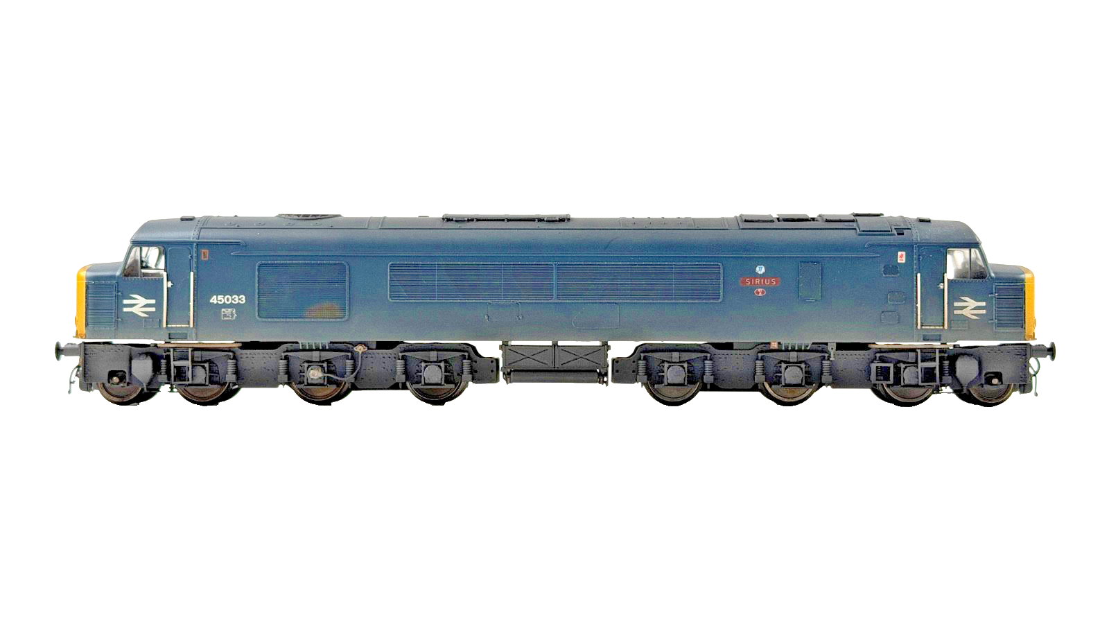 HELJAN OO GAUGE - 45304 - CLASS 45/0 DIESEL 45033 BR BLUE SIRIUS WEATHERED BOXED