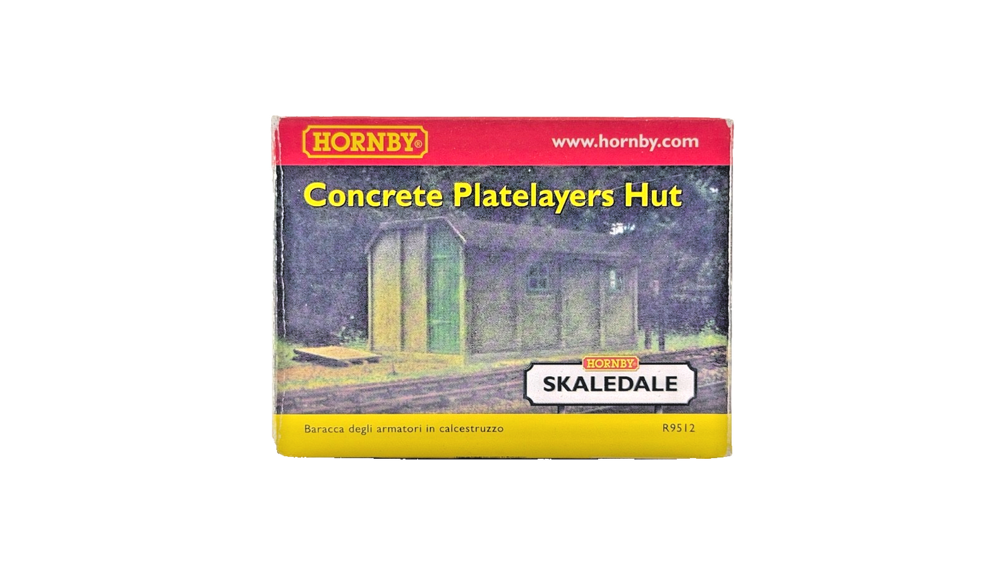 HORNBY 00 GAUGE SKALEDALE - R9512 - CONCRETE PLATELAYERS HUT - BOXED