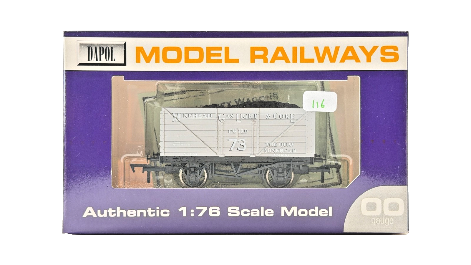 DAPOL 00 GAUGE - MINEHEAD GAS LIGHT & COKE CO THE QUAY NO.73 (LIMITED EDITION)