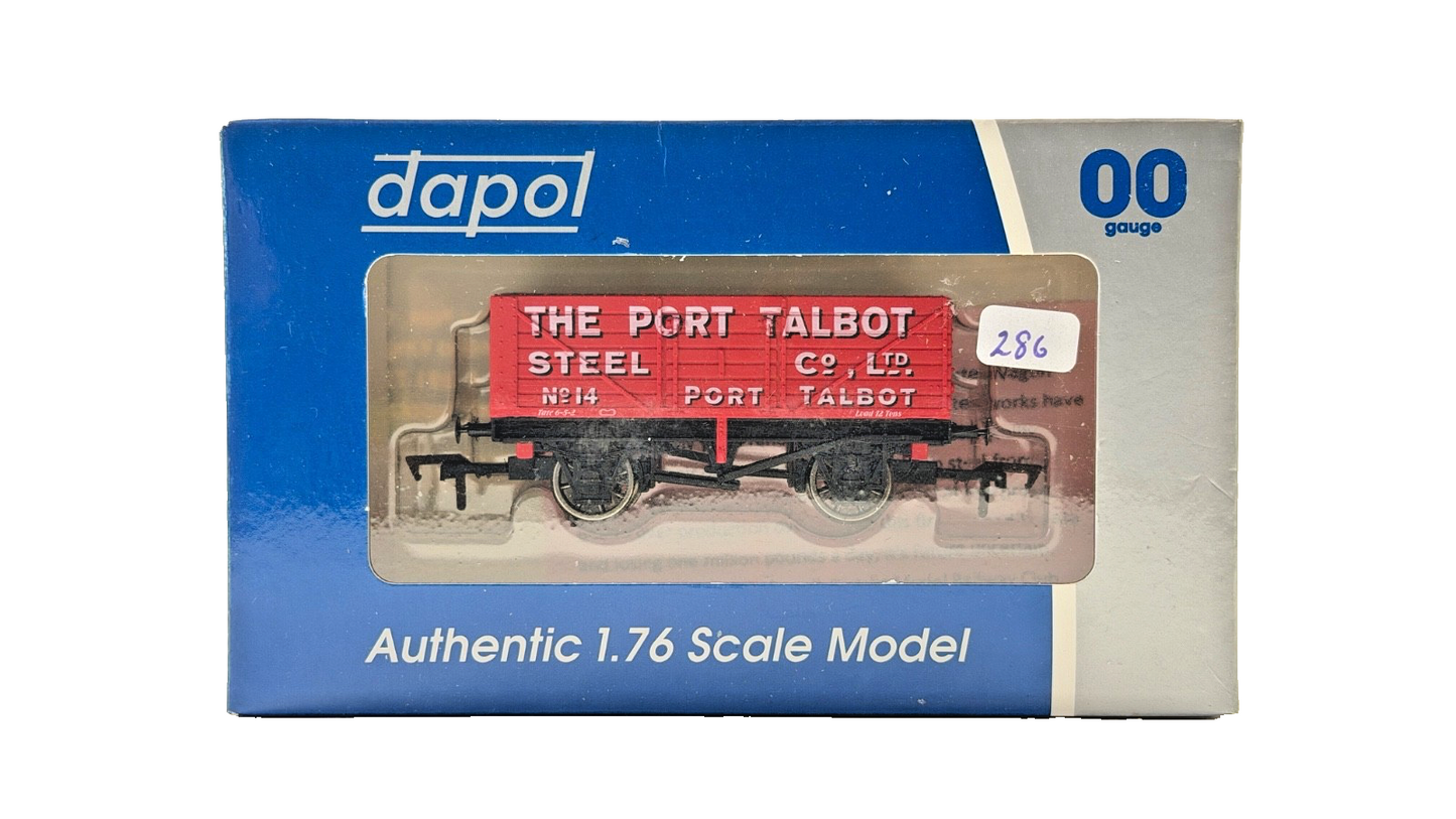 DAPOL 00 GAUGE - THE PORT TALBOT STEEL COMPANY WAGON NO.14 (LIMITED EDITION)