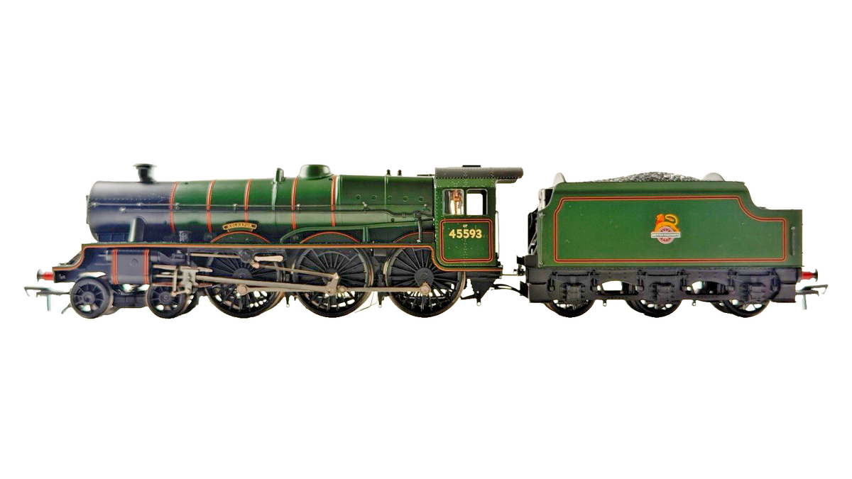 BACHMANN 00 GAUGE - 31-177DS - JUBILEE CLASS 45593 KOLHAPUR BR GREEN DCC SOUND