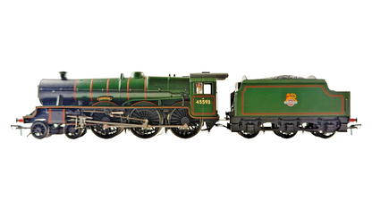 BACHMANN 00 GAUGE - 31-177DS - JUBILEE CLASS 45593 KOLHAPUR BR GREEN DCC SOUND