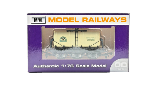DAPOL 00 GAUGE - WENSLEYDALE CREAMERY HAWES N.YORKS TANKER (LIMITED EDITION)