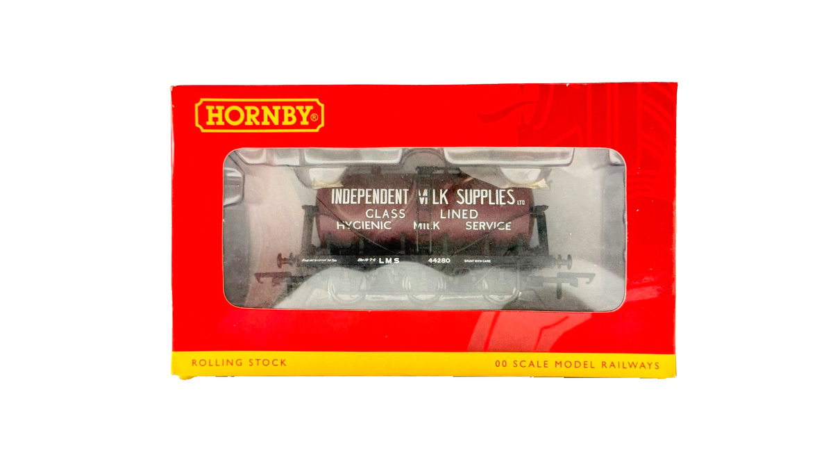 HORNBY OO GAUGE - R6405 - 6 WHEEL TANK INDEPENDENT MILK SUPPLIES 44280 BOXED