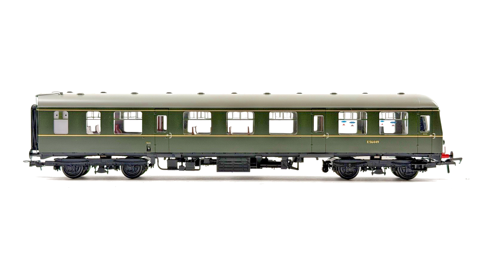 BACHMANN 00 GAUGE - 31-326B - CLASS 105 DMU 2 CAR BR GREEN S/WHISKERS DCC SOUND
