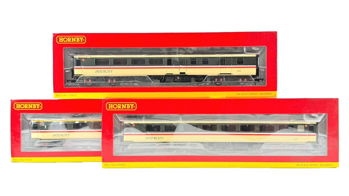HORNBY OO GAUGE - R4616A/R4617A/R4618A - BR MK2E INTERCITY EXECUTIVE COACHES X 3
