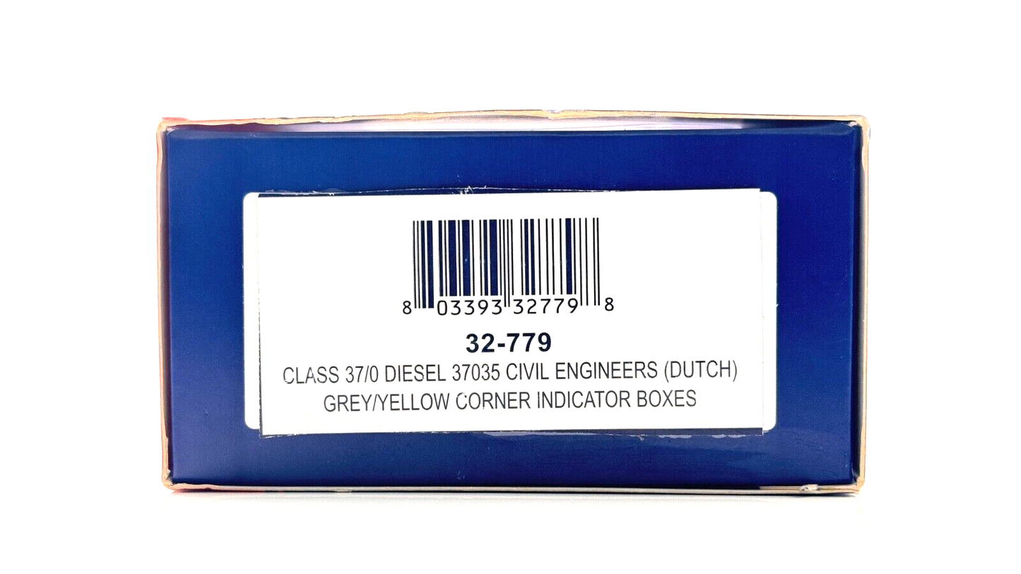 BACHMANN 00 GAUGE - 32-779 - CLASS 37/0 DIESEL 37035 CIVIL ENGINEERS DUTCH BOXED