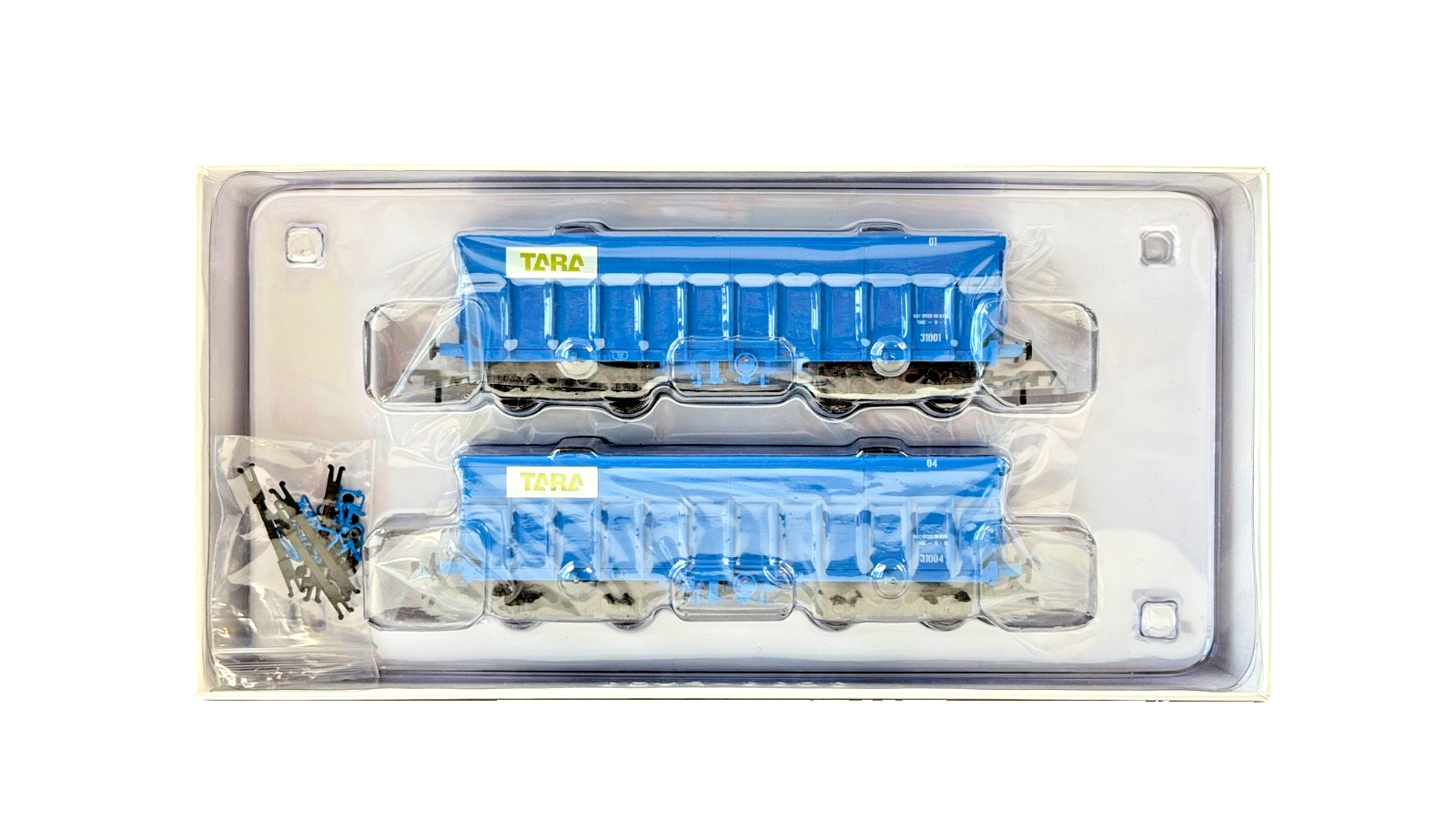 IRISH RAILWAY MODELS 00 GAUGE - IRM1025-BL-A - TARA MINES BLUE BOGIE ORE WAGONS