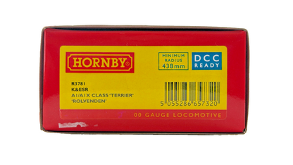 HORNBY OO GAUGE - R3781 - K&ESR KENT EAST SUSSEX A1X TERRIER ROLVENDEN BOXED
