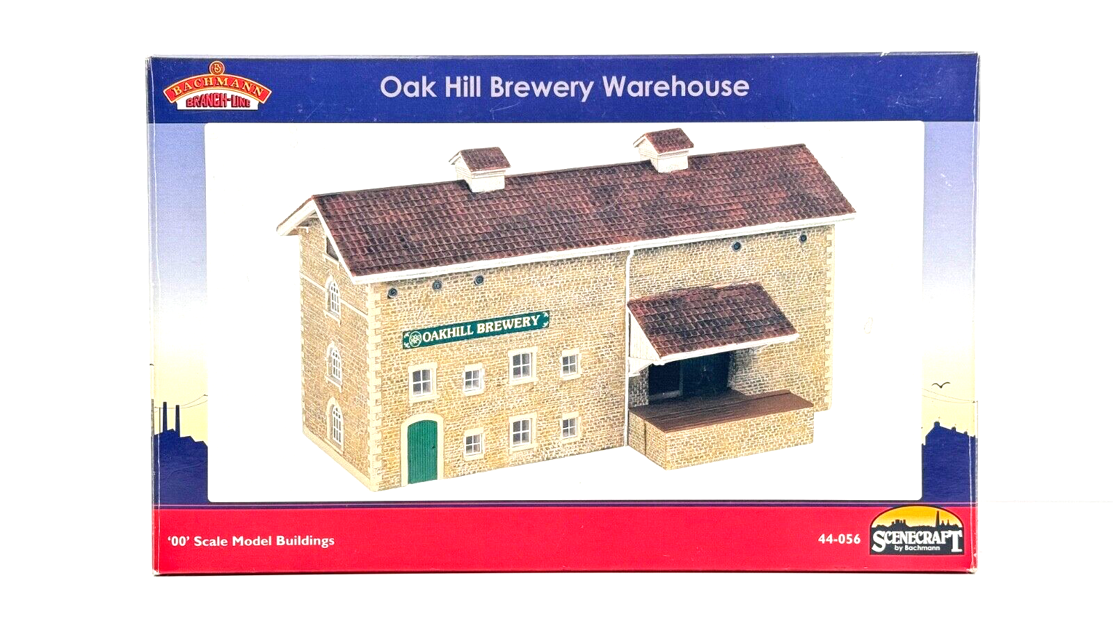 BACHMANN 00 GAUGE SCENECRAFT - 44-056 - OAK HILL BREWERY WAREHOUSE - BOXED