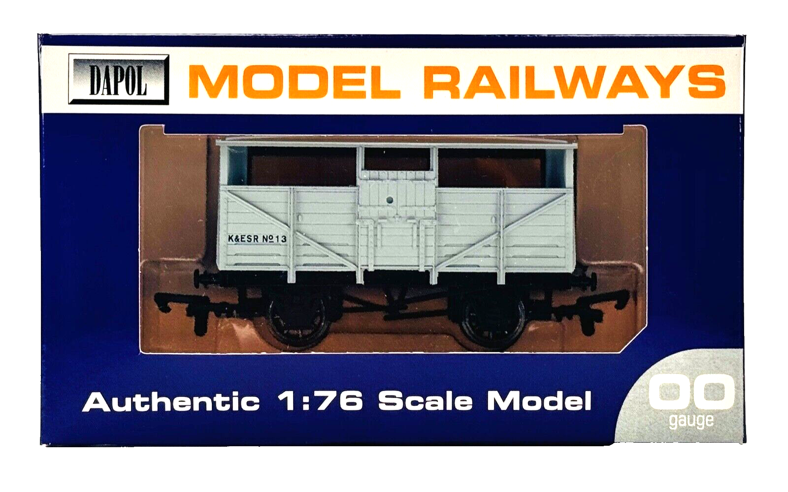 DAPOL 00 GAUGE - KESR K&ESR KENT EAST SUSSEX CATTLE WAGON (LIMITED EDITION)