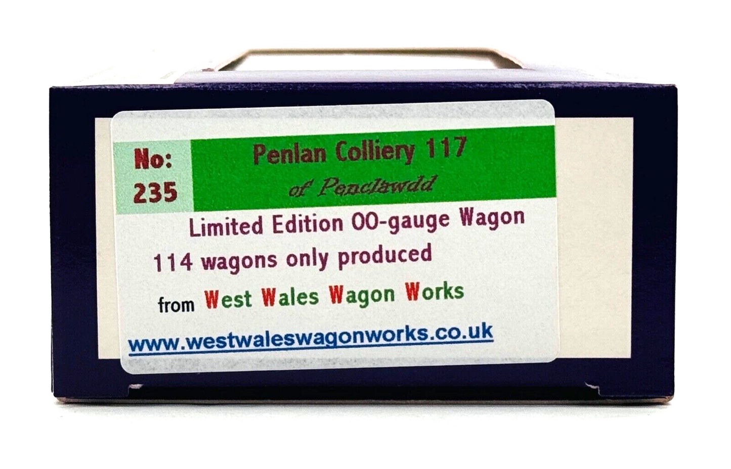 DAPOL 00 GAUGE - PENLAN COLLIERY PENCLAWDD WAGON NO.117 (LIMITED EDITION)