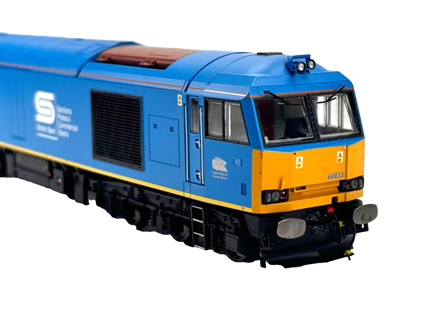 HORNBY 00 GAUGE - R3051 - CLASS 60 DIESEL 60033 EWS 'TEES STEEL EXPRESS' - BOXED