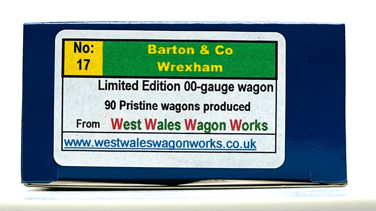 DAPOL 00 GAUGE - BARTON & CO WREXHAM PLANK WAGON (P) (WEST WALES WAGON WORKS)