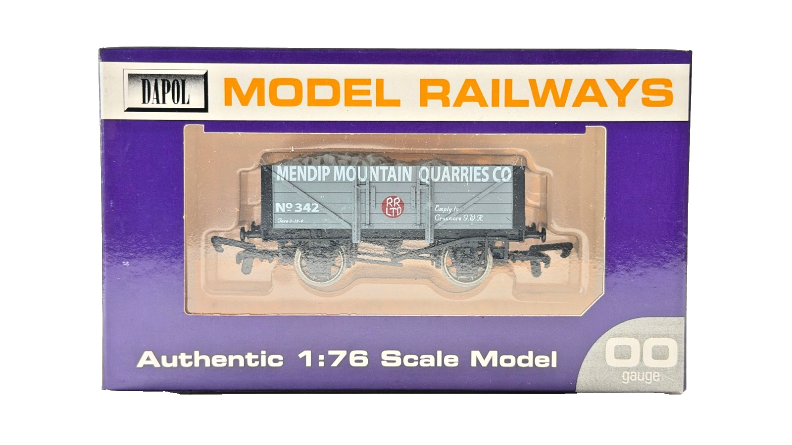 DAPOL 00 GAUGE - MENDIP MOUNTAIN QUARRIES CRANMORE GWR NO.342 (LIMITED EDITION)