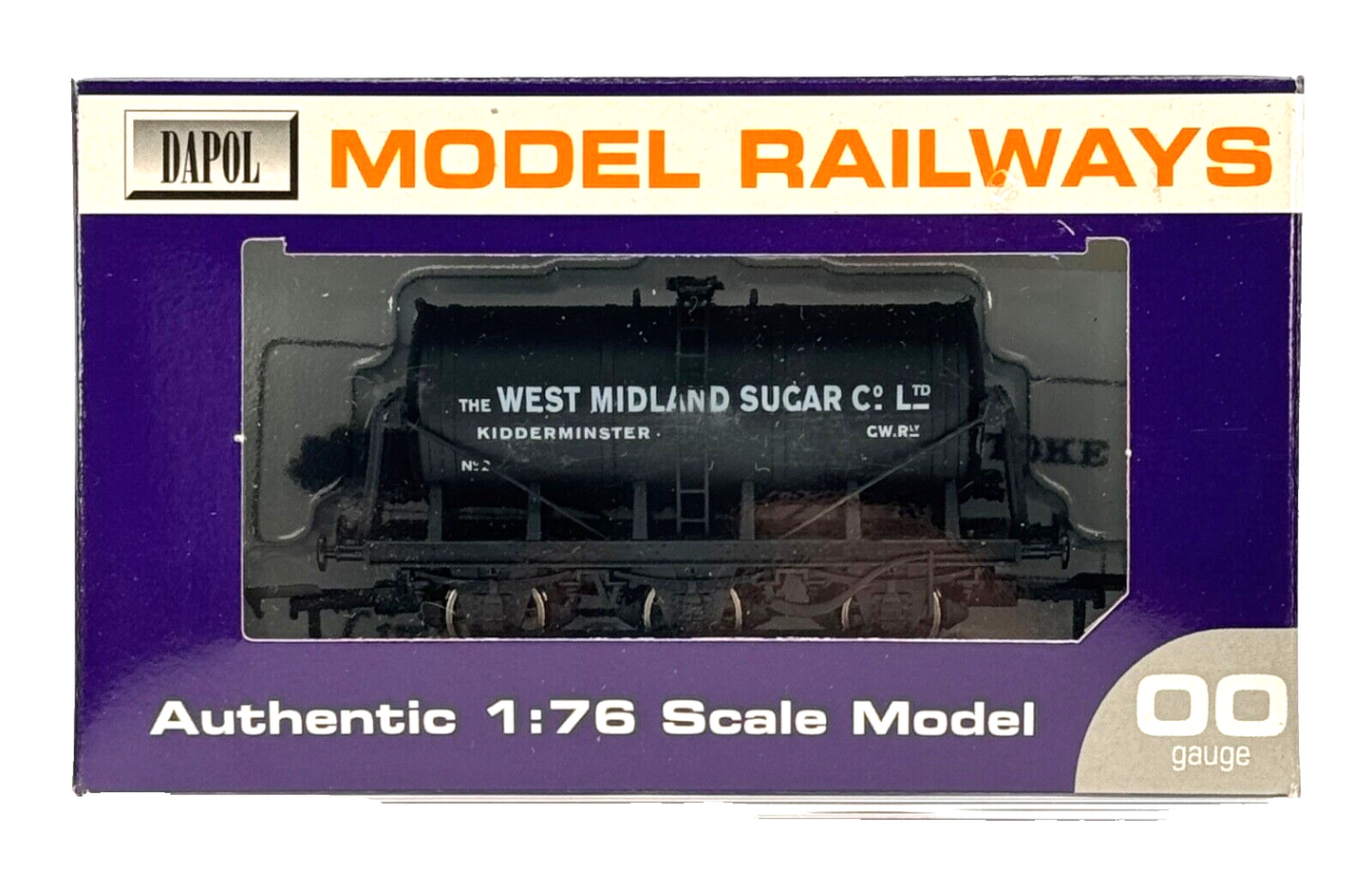 DAPOL 00 GAUGE - WEST MIDLAND SUGAR CO KIDDERMINSTER TANKER (LIMITED EDITION)