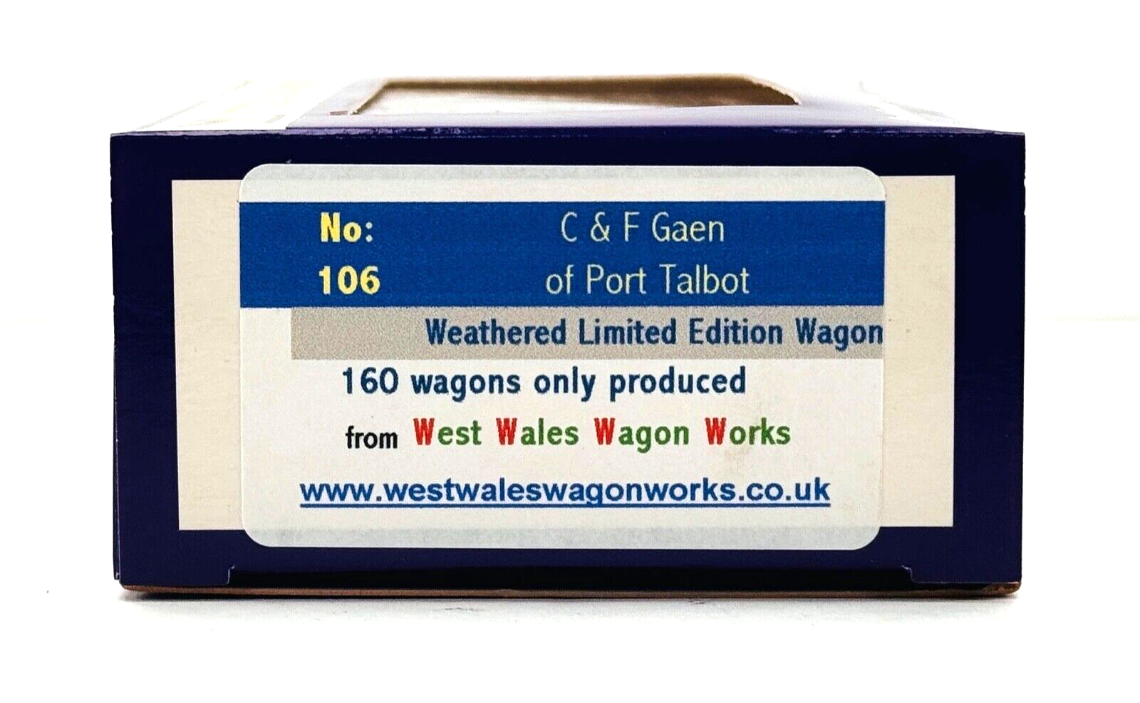 DAPOL 00 GAUGE - C&F GAEN PORT TALBOT PLANK WAGON WEATHERED (LIMITED EDITION)