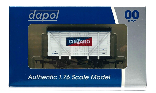 DAPOL 00 GAUGE - WRCC21 - 'CINZANO' VENTILATED VENT VAN (COLLECTORS CLUB)