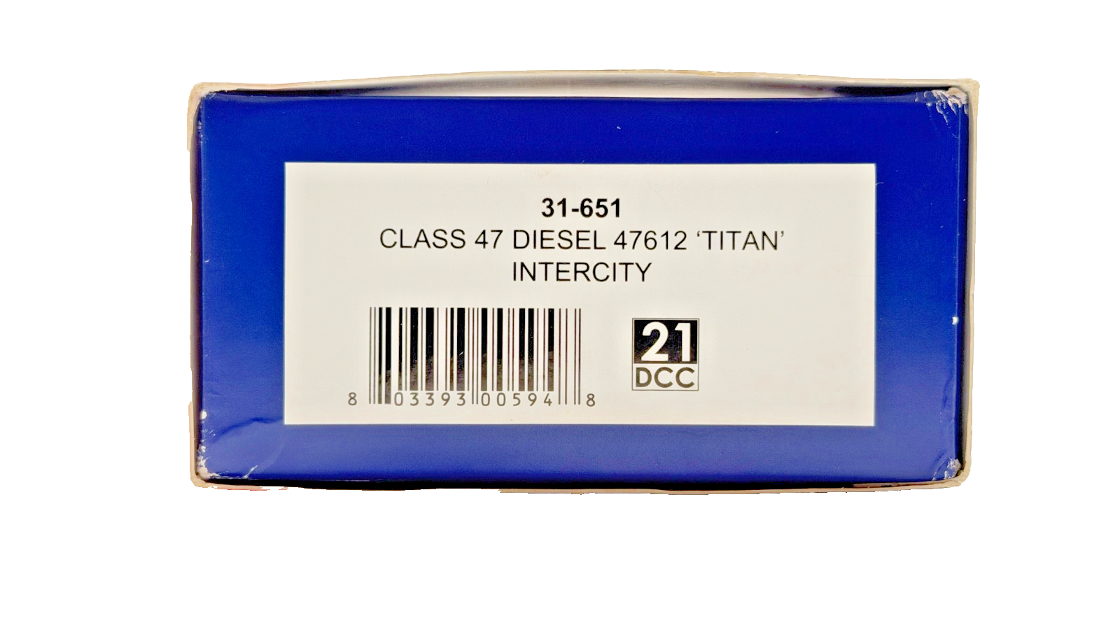 BACHMANN 00 GAUGE - 31-651 - CLASS 47 DIESEL 47612 INTERCITY TITAN DCC SOUND