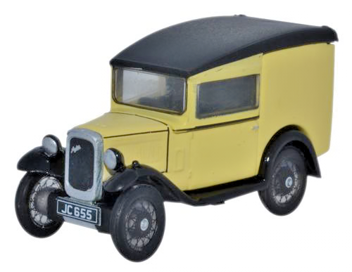 OXFORD DIECAST 1/76 SCALE - 76ASV001 - AUSTIN SEVEN RN VAN PRIMROSE - NEW