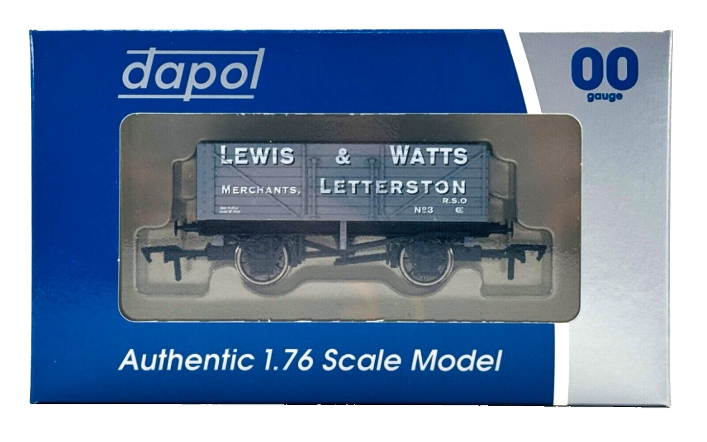 DAPOL 00 GAUGE - LEWIS & WATTS LETTERSTON WAGON NO.3 (LIMITED EDITION)