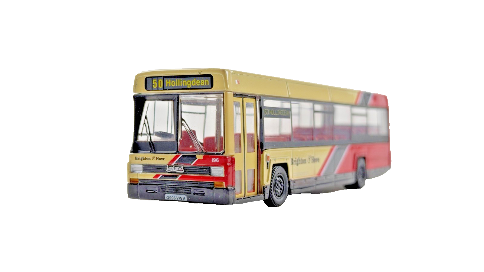CORGI 1/76 SCALE - LEYLAND LYNX BRIGHTON & HOVE HOLLINGDEAN BUS UNBOXED