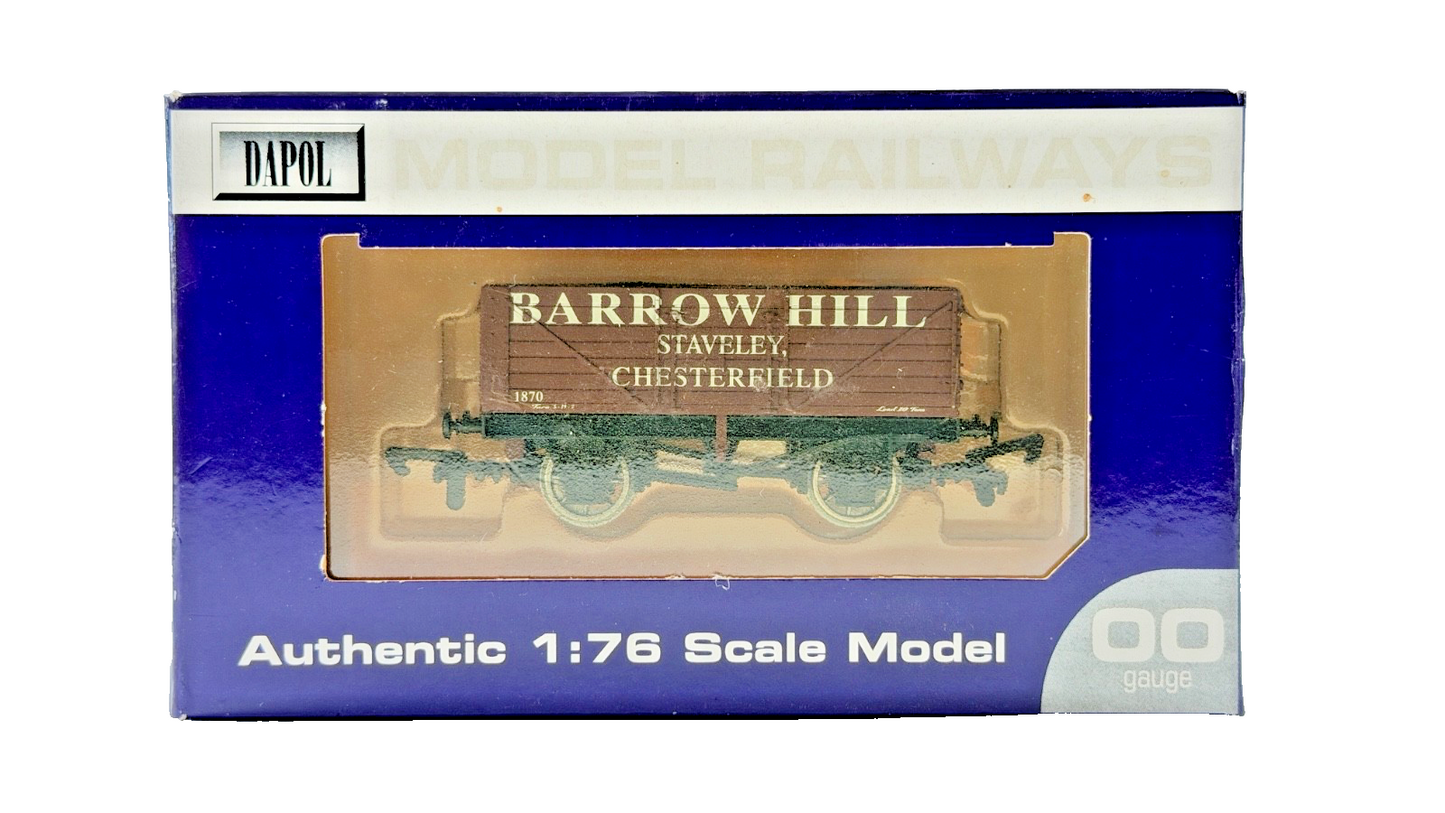 DAPOL 00 GAUGE - BARROW HILL STAVELEY CHESTERFIELD WAGON 1870 (LIMITED EDITION)