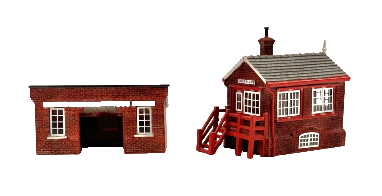 HORNBY 00 GAUGE SKALEDALE - NER STATION BUILDINGS SIGNAL BOX SHELTER - UNBOXED