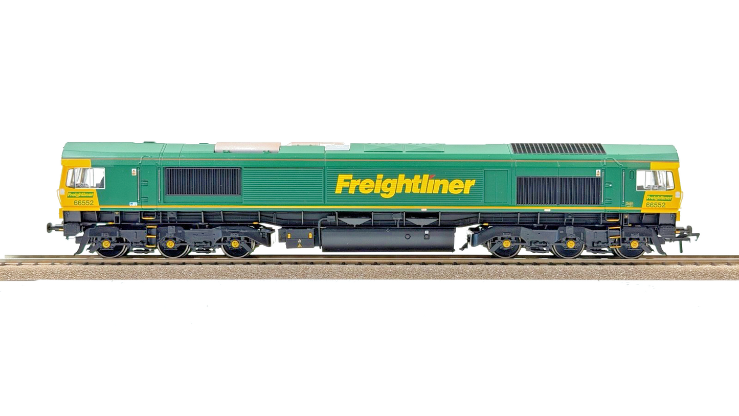 BACHMANN 00 GAUGE - 32-725Y - CLASS 66/5 DIESEL 66552 FREIGHTLINER MALTBY RAIDER