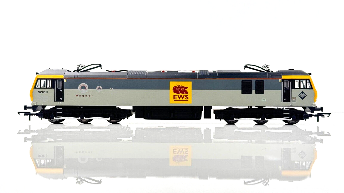 HORNBY 00 GAUGE - R3347 - CLASS 92 ELECTRIC EWS WAGNER 92019 - BOXED