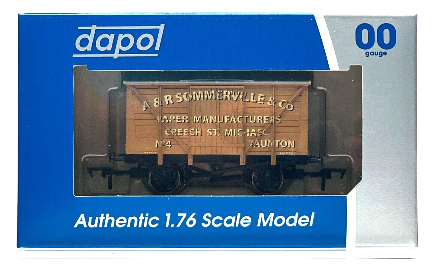 DAPOL 00 GAUGE - A&R SOMMERVILLE CREECH ST MICHAEL TAUNTON (BURNHAM LIMITED ED)