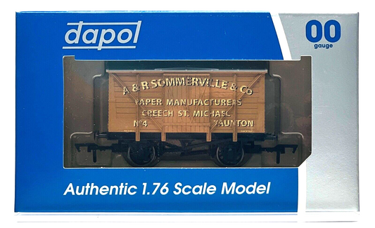 DAPOL 00 GAUGE - A&R SOMMERVILLE CREECH ST MICHAEL TAUNTON (BURNHAM LIMITED ED)