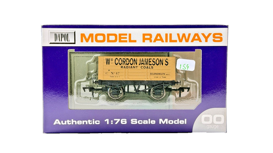 DAPOL 00 GAUGE - WM CORDON JAMESON'S RADIANT COALS BOURNEMOUTH (LIMITED EDITION)