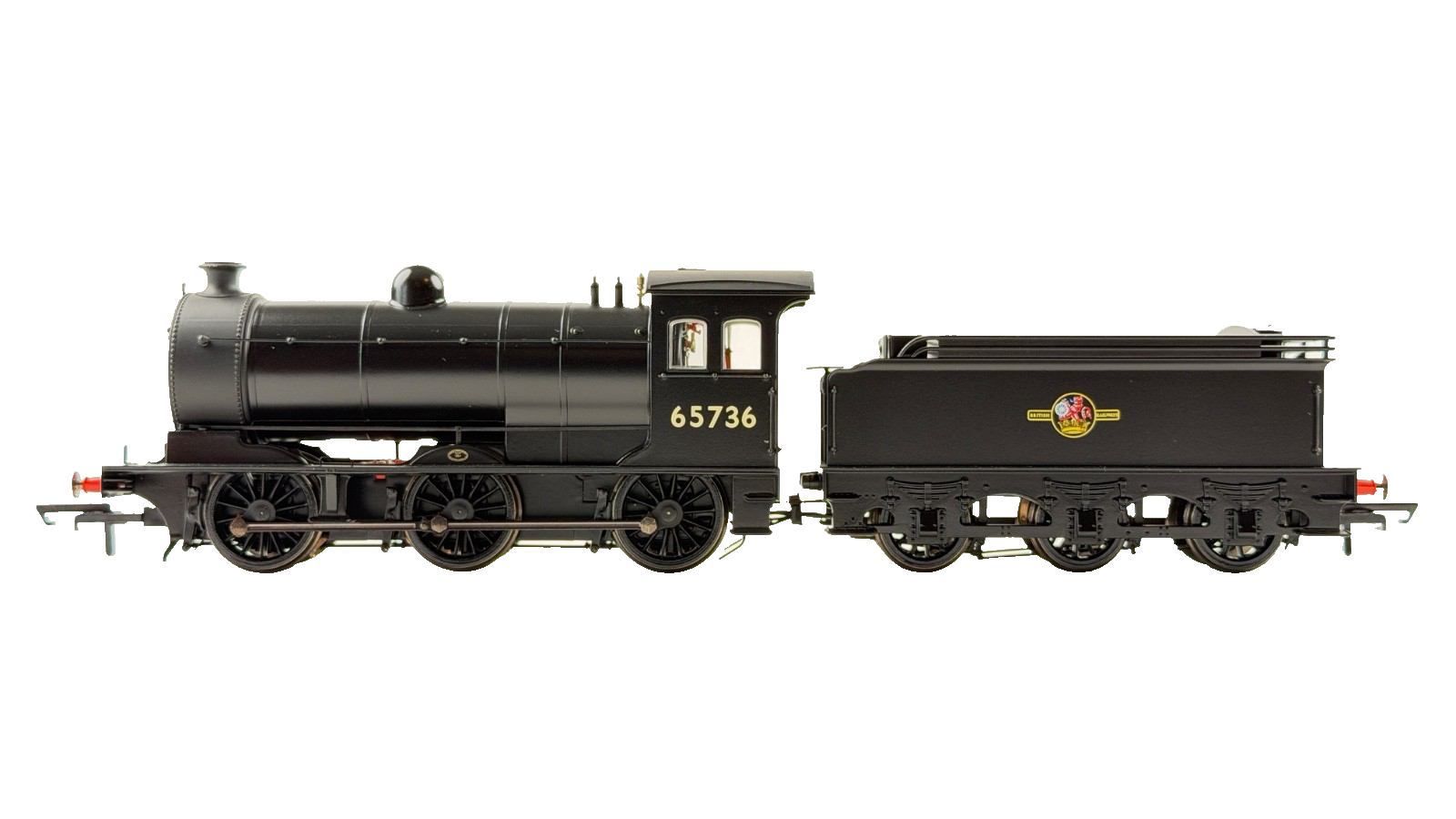 OXFORD RAIL OO GAUGE - OR76J26003 - BR BLACK CLASS J26 LOCOMOTIVE 65736 BOXED
