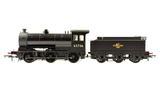 OXFORD RAIL OO GAUGE - OR76J26003 - BR BLACK CLASS J26 LOCOMOTIVE 65736 BOXED