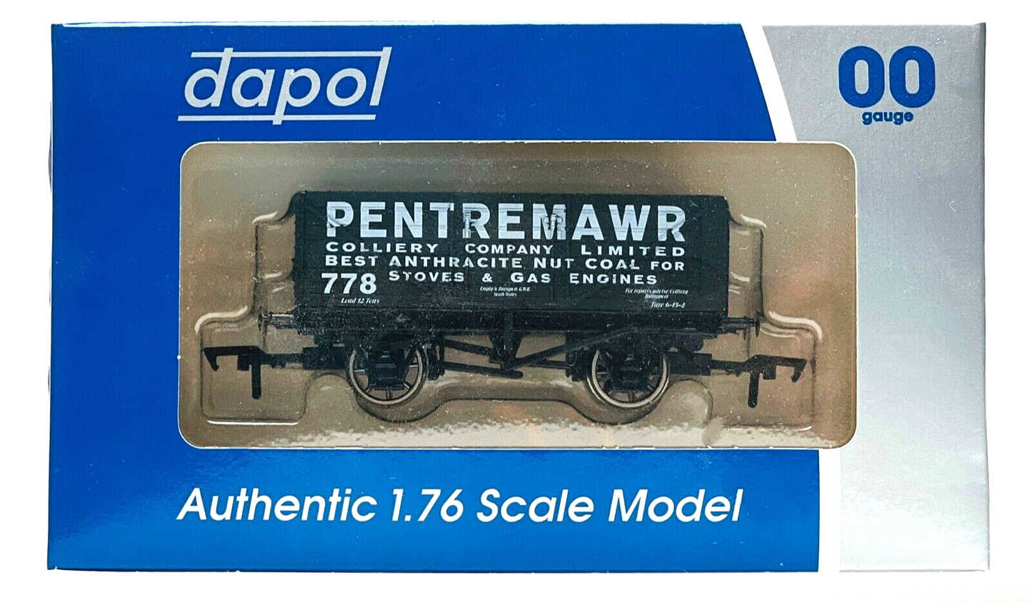 DAPOL 00 GAUGE - PENTREMAWR COLLIERY BURRY PORT 778 (WEST WALES WAGON WORKS)