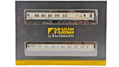 GRAHAM FARISH N GAUGE - 374-992 - MK1 COACH PACK HUNSLET BARCLAY WEED KILLING