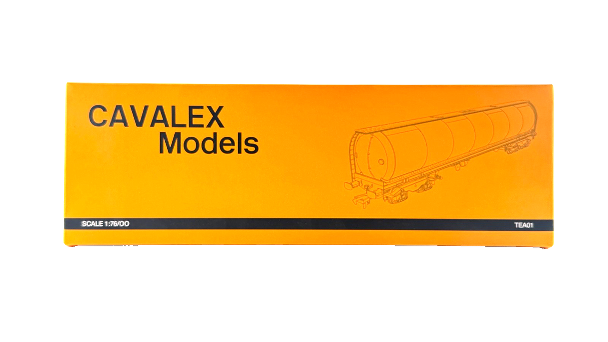 CAVALEX MODELS OO GAUGE - TEA01 - TEA TANK WAGON TOTAL GREY 85971 BOXED