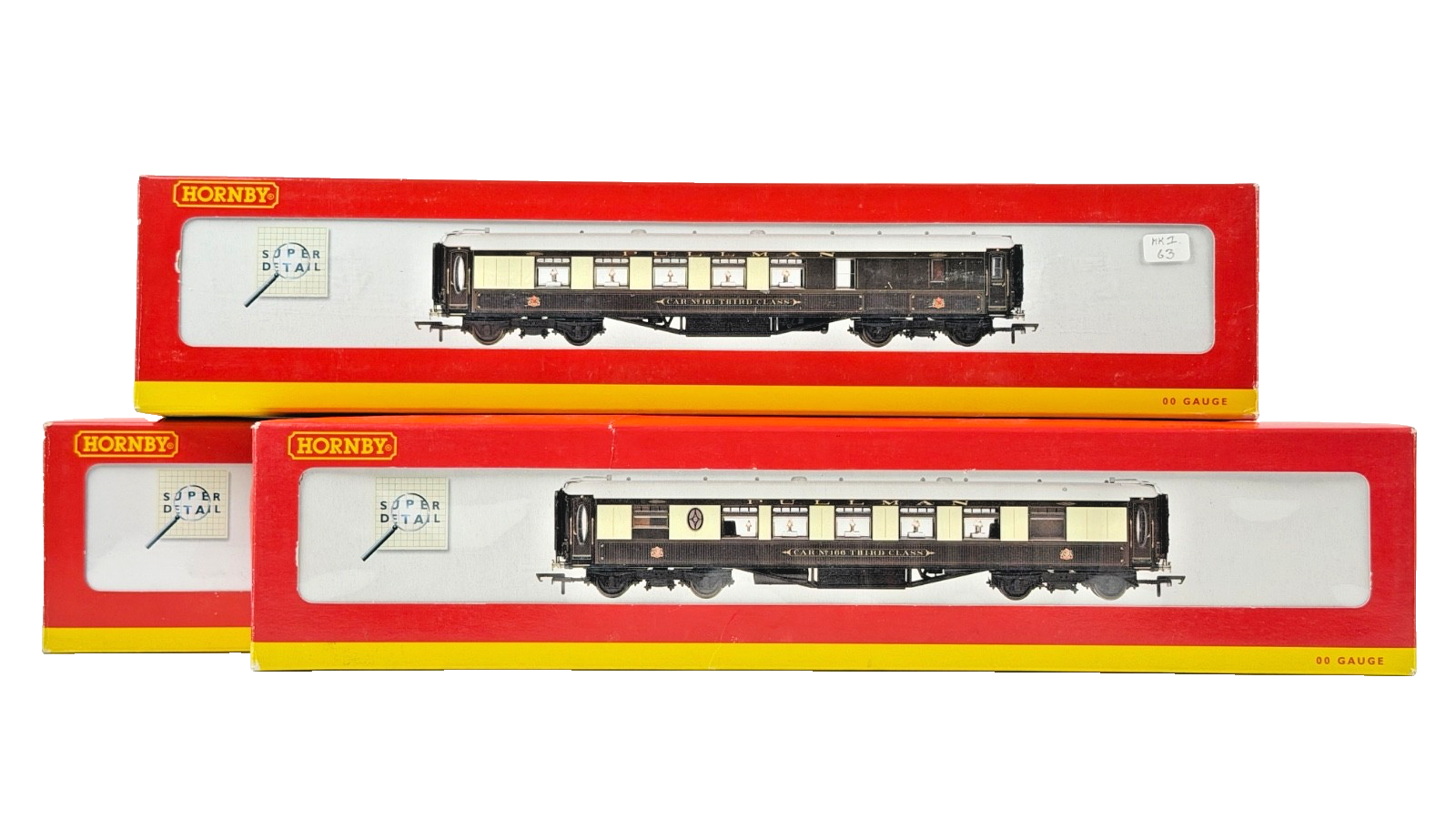 HORNBY OO GAUGE - R4144A/R4146A/R4150A - RAKE OF ASSORTED PULLMAN COACHES BOXED