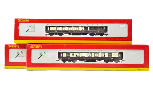 HORNBY OO GAUGE - R4144A/R4146A/R4150A - RAKE OF ASSORTED PULLMAN COACHES BOXED
