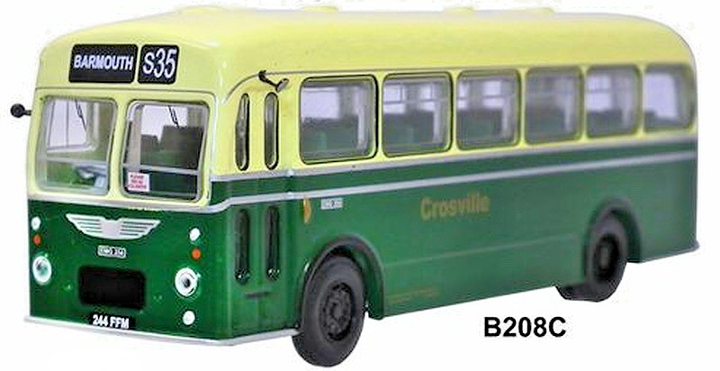 B-T MODELS 1/76 SCALE - B208C - BRISTOL MW6G CROSVILLE CIRCA 1958-1971 NEW