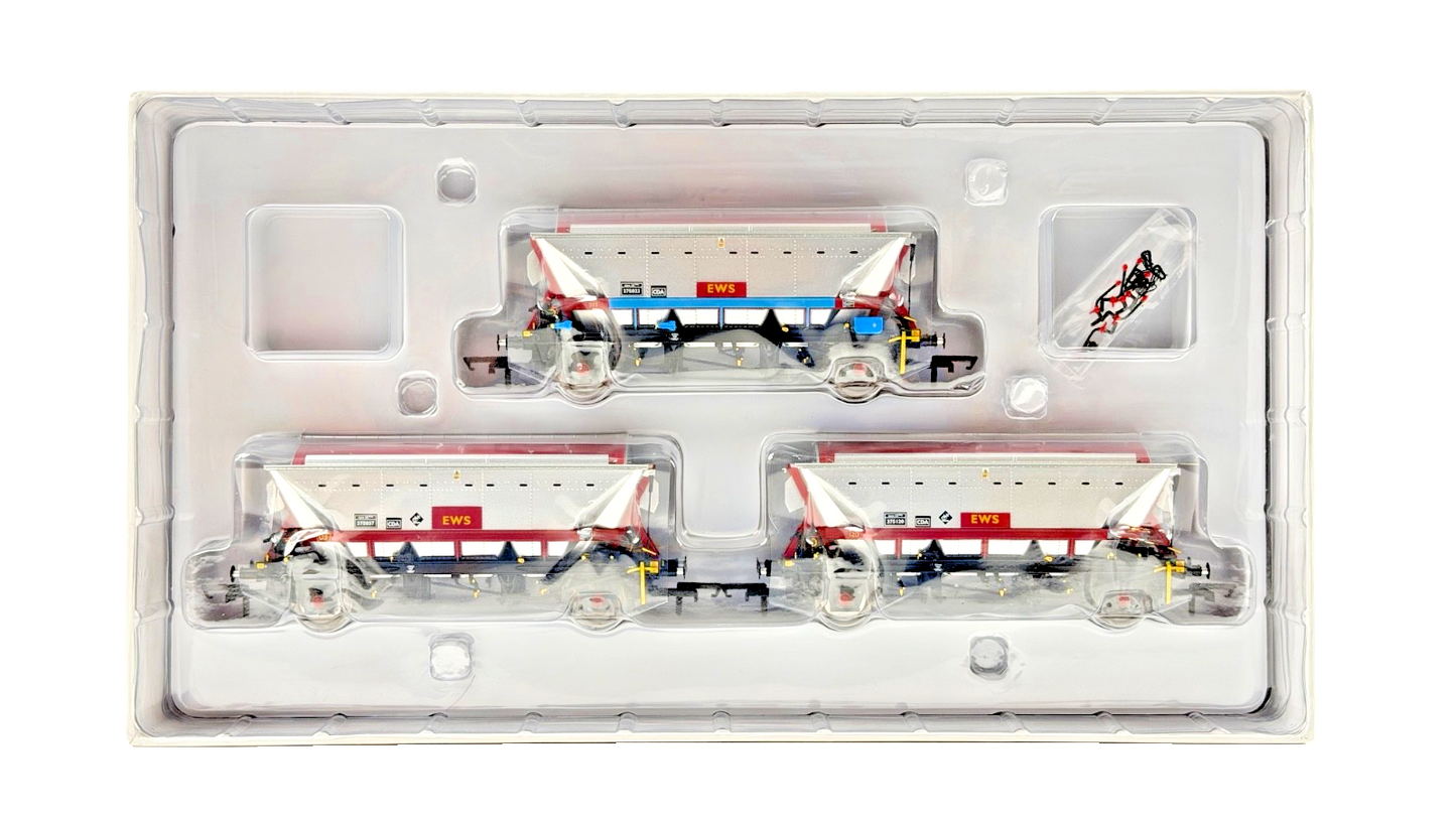 ACCURASCALE OO GAUGE - ACC2030CDA-EWS1 - EWS CDA 32.85T CHINA CLAY HOPPER W/ROOF