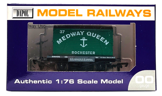 DAPOL 00 GAUGE - 'MEDWAY QUEEN ROCHESTER' CONFLAT GREEN NO.37 (LIMITED EDITION)